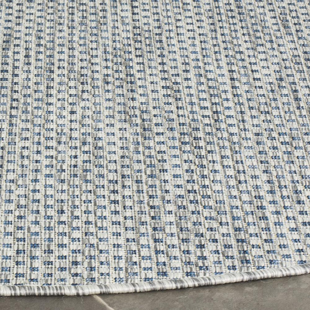 COURTYARD, GREY / NAVY, 5'-3" X 5'-3" Round, Area Rug, CY8521-36812-5R. Picture 1