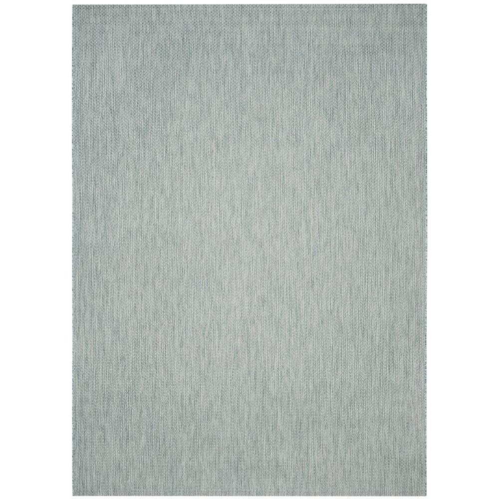 COURTYARD, AQUA / GREY, 8' X 11', Area Rug, CY8521-37121-8. Picture 1