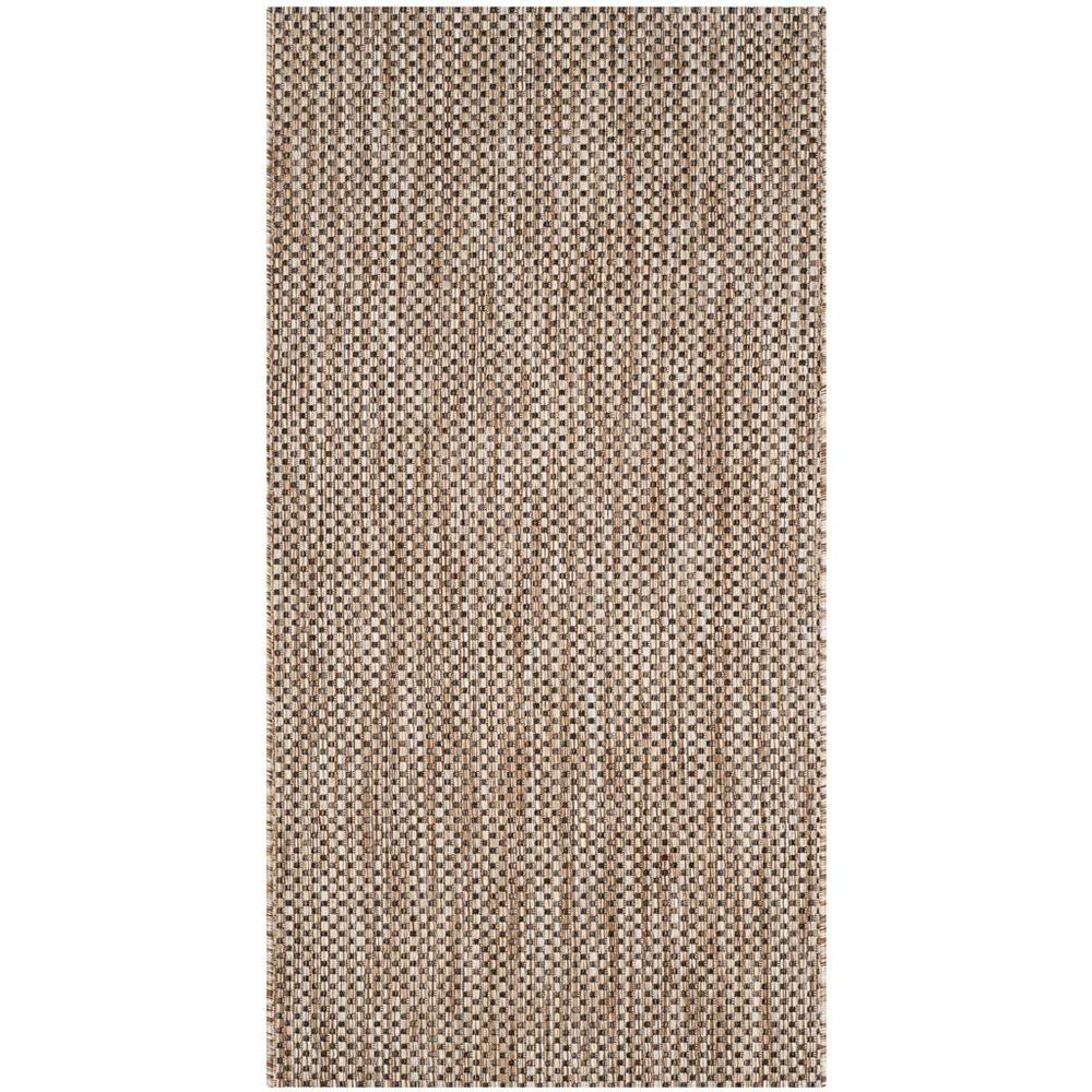 COURTYARD, NATURAL / BLACK, 2'-7" X 5', Area Rug, CY8521-37312-3. Picture 1