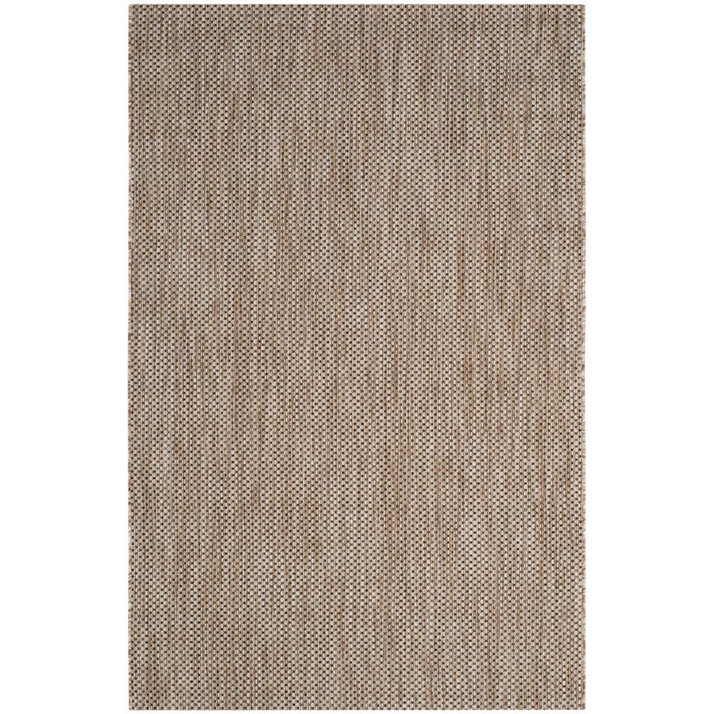 COURTYARD, NATURAL / BLACK, 4' X 5'-7", Area Rug, CY8521-37312-4. Picture 1