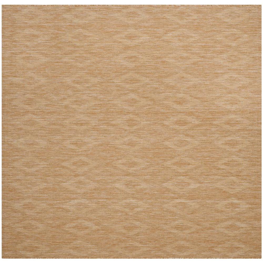 COURTYARD, NATURAL / NATURAL, 5'-3" X 5'-3" Square, Area Rug. Picture 1