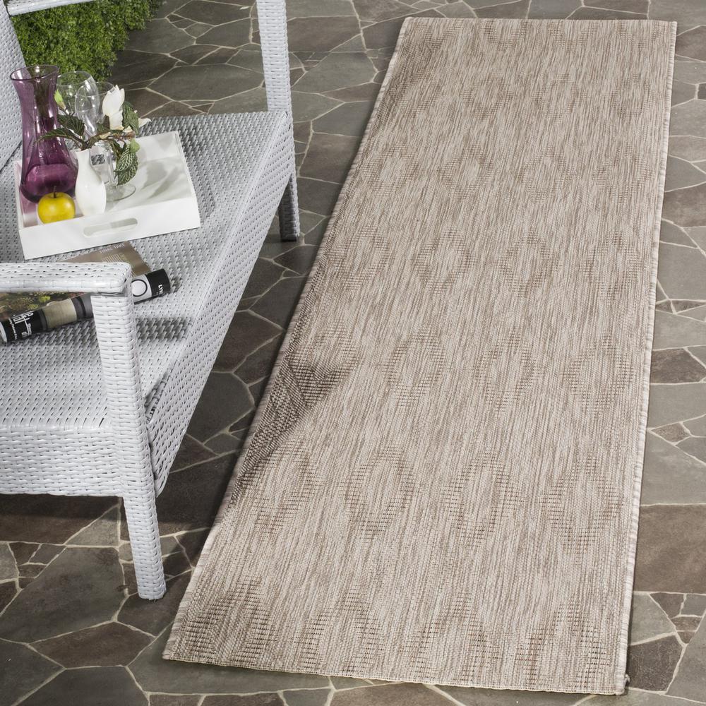 COURTYARD, BEIGE / BEIGE, 2'-3" X 12', Area Rug, CY8522-36311-212. Picture 1