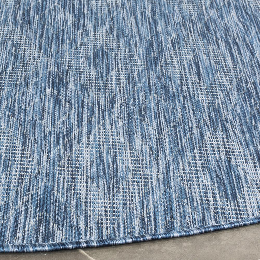COURTYARD, NAVY / NAVY, 5'-3" X 5'-3" Round, Area Rug, CY8522-36822-5R. Picture 1