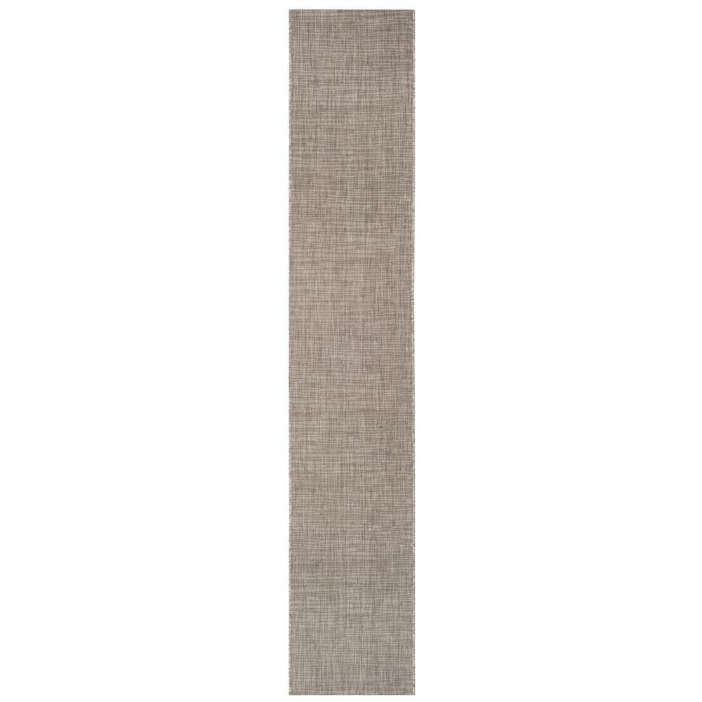 COURTYARD, LIGHT BROWN, 2'-3" X 12', Area Rug. Picture 1