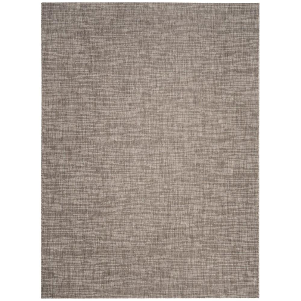 COURTYARD, LIGHT BROWN, 8' X 11', Area Rug. Picture 1