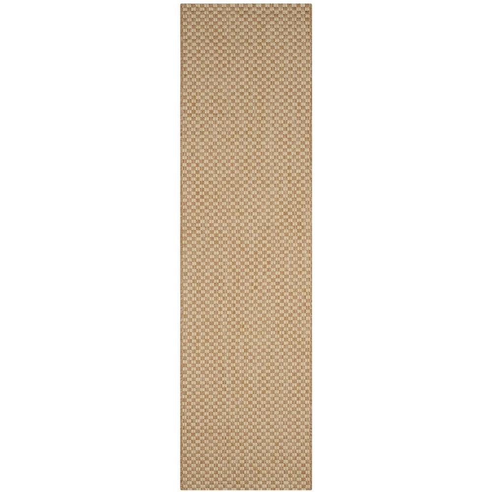 COURTYARD, NATURAL / CREAM, 2'-3" X 8', Area Rug, CY8653-03021-28. Picture 1