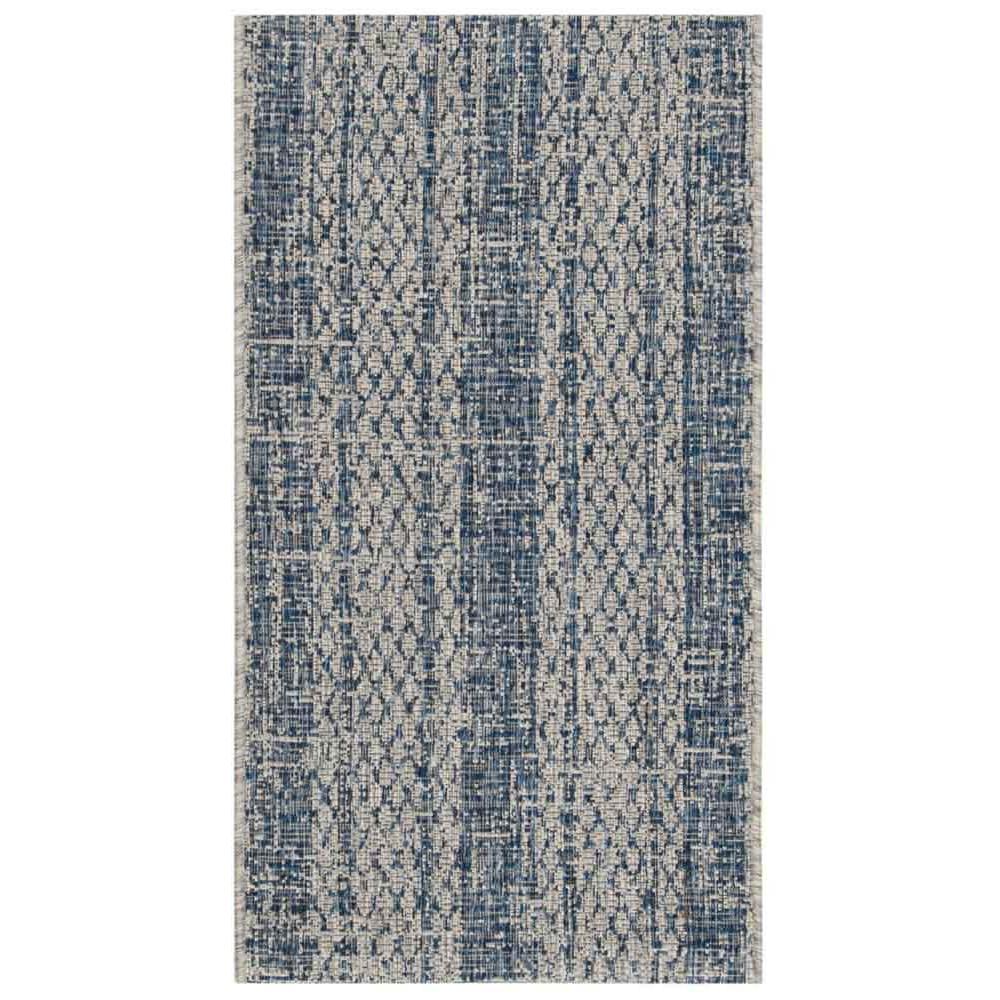 COURTYARD, LIGHT GREY / BLUE, 2' X 3'-7", Area Rug, CY8736-36812-2. Picture 1