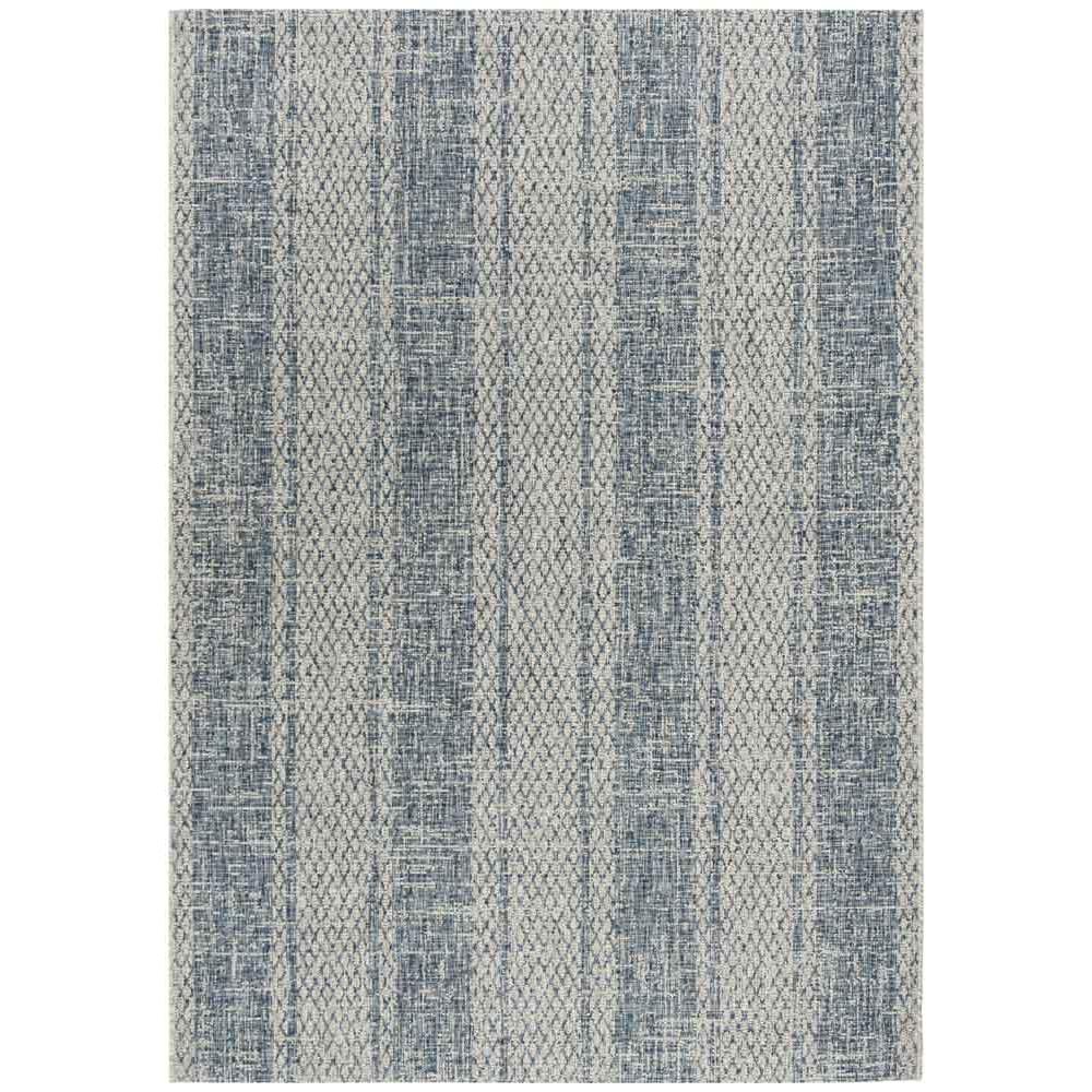 COURTYARD, LIGHT GREY / BLUE, 2'-3" X 8', Area Rug, CY8736-36812-28. Picture 1