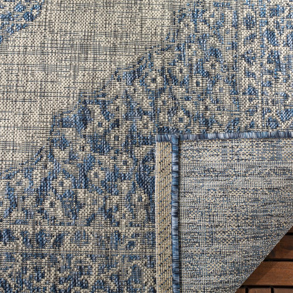 COURTYARD, LIGHT GREY / BLUE, 5'-3" X 7'-7", Area Rug, CY8751-36812-5. Picture 2