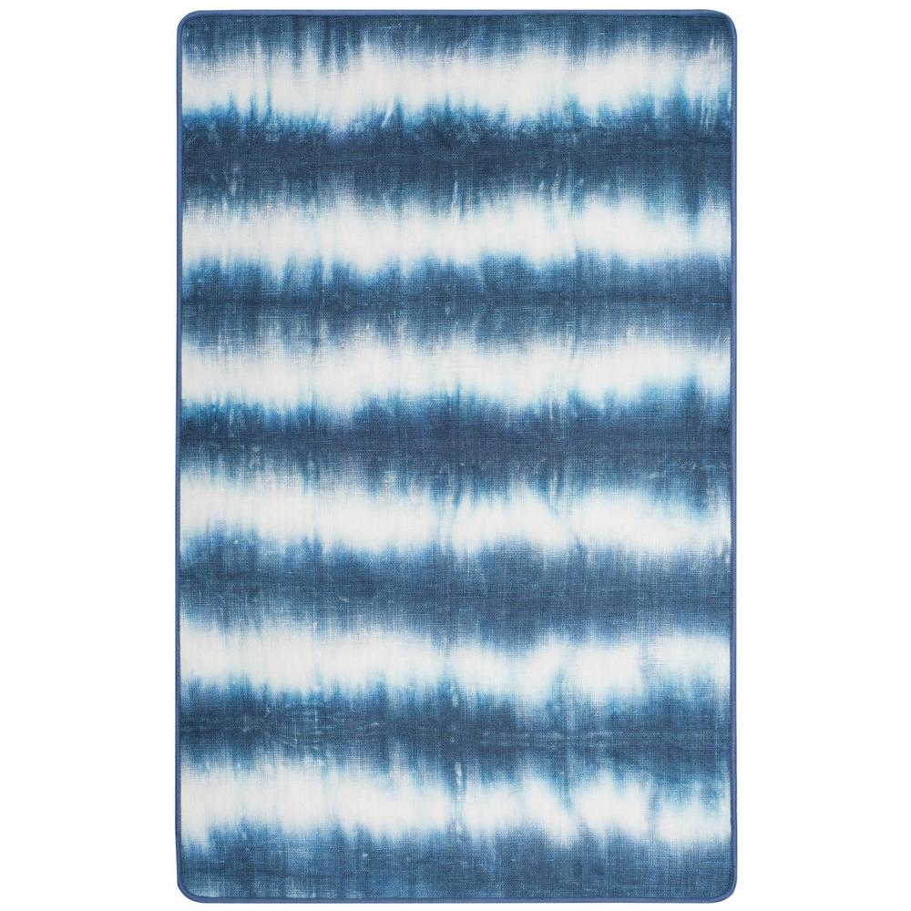 DAYTONA, IVORY / BLUE, 3' X 5', Area Rug, DAY101B-3. Picture 1