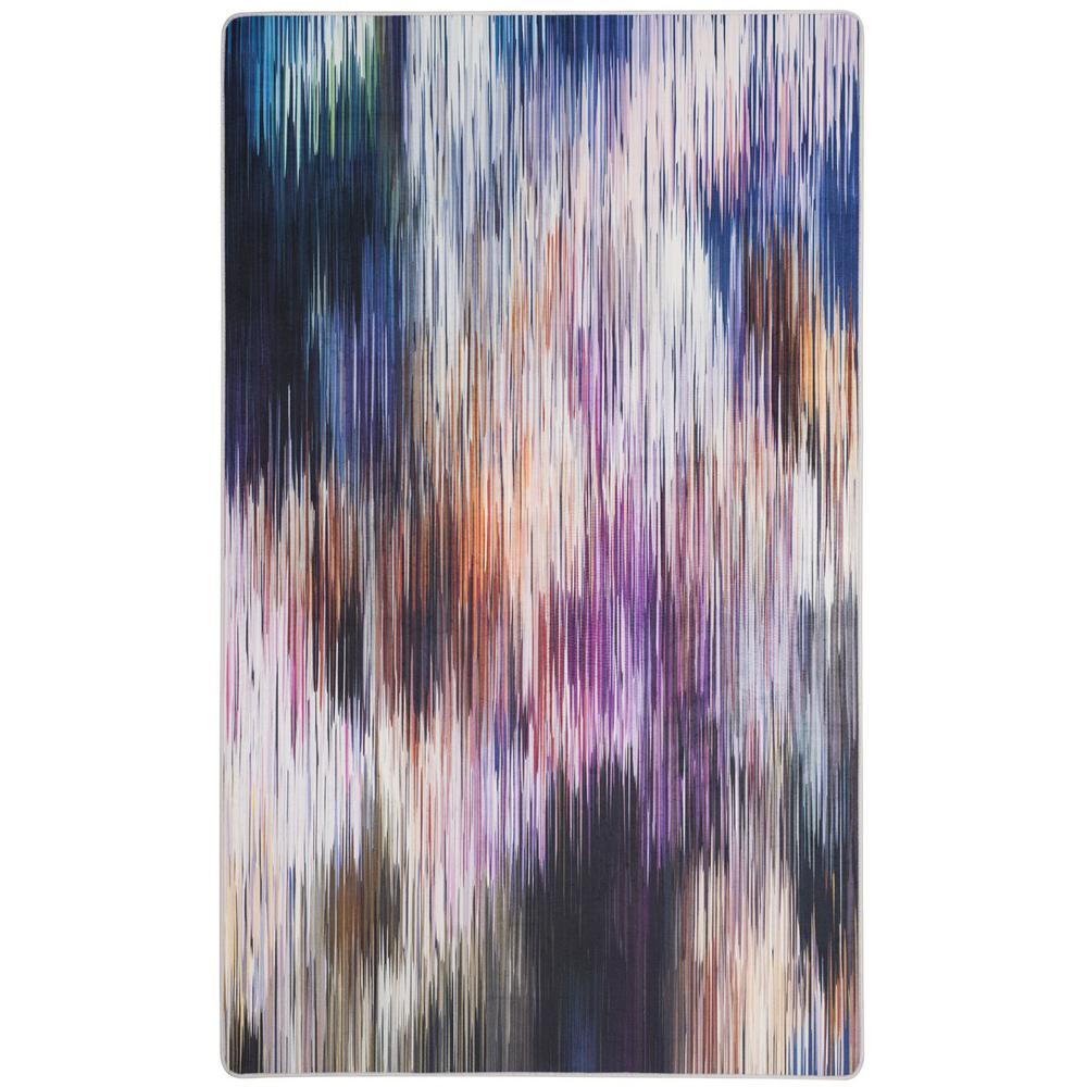 DAYTONA, IVORY / PURPLE, 3' X 5', Area Rug. Picture 1