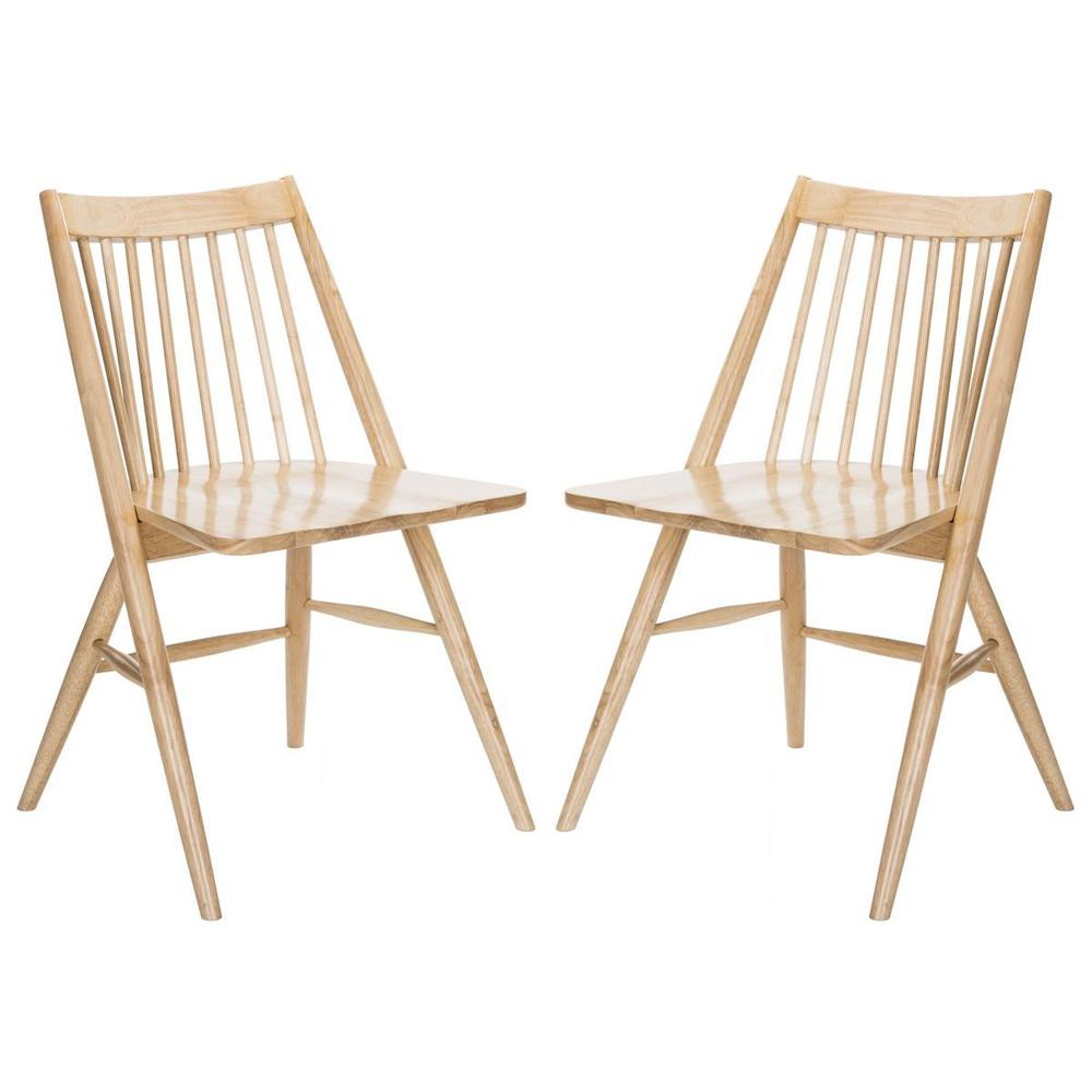 WREN 19"H SPINDLE DINING CHAIR, DCH1000D-SET2. Picture 1