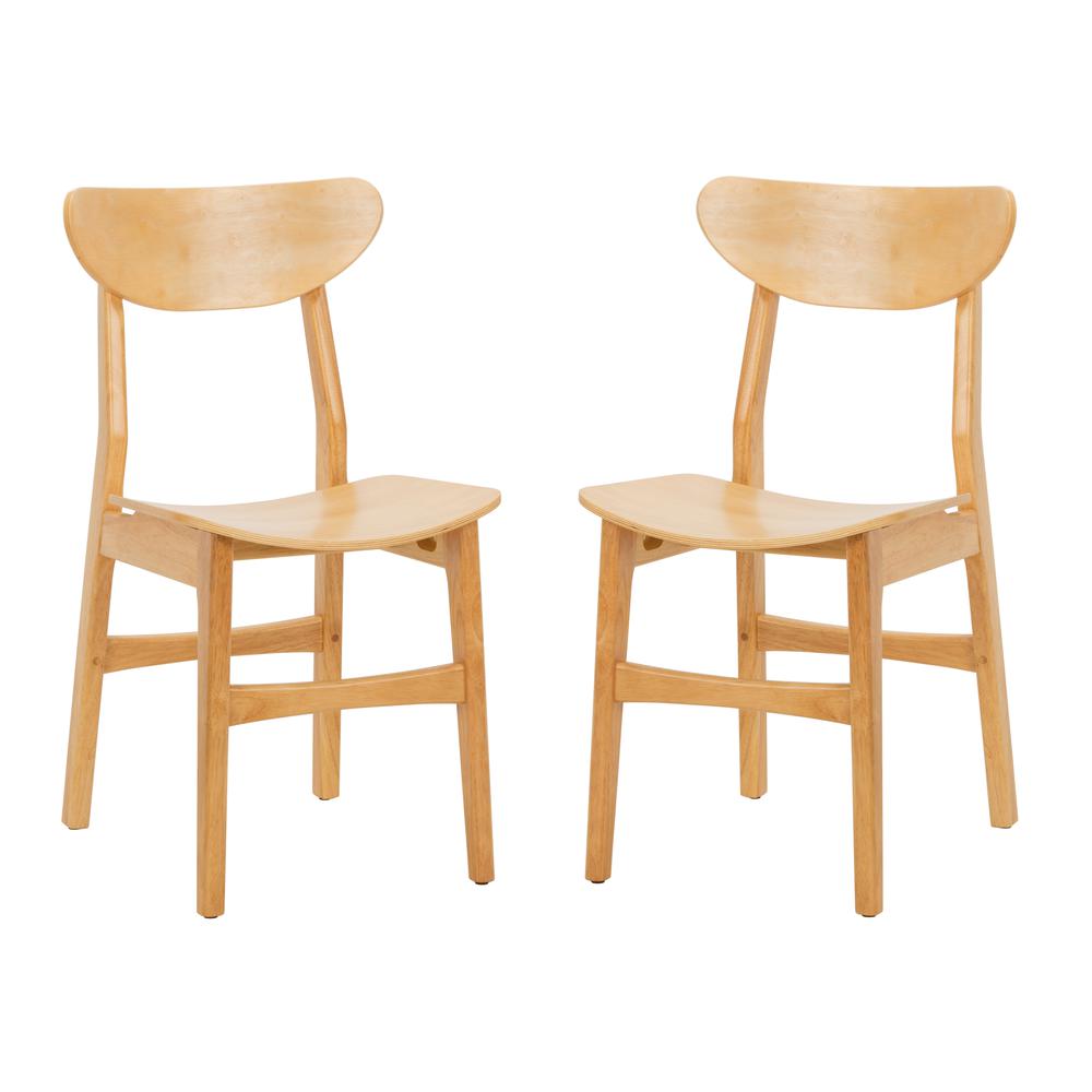Lucca Retro Dining Chair, Natural. Picture 12