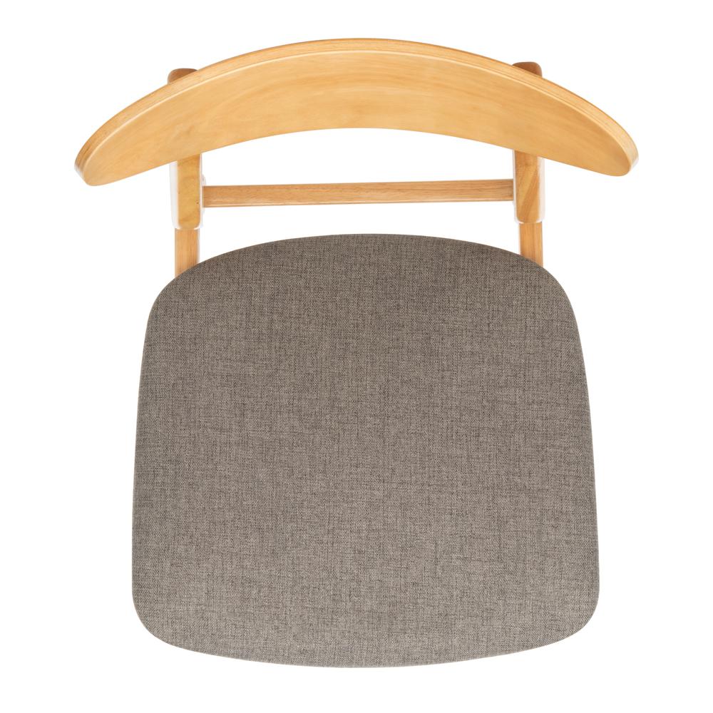 Lucca Retro Dining Chair, Natural/Grey. Picture 11