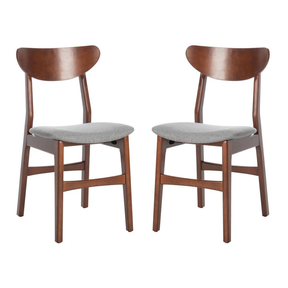 Lucca Retro Dining Chair, Cherry/Grey. Picture 10