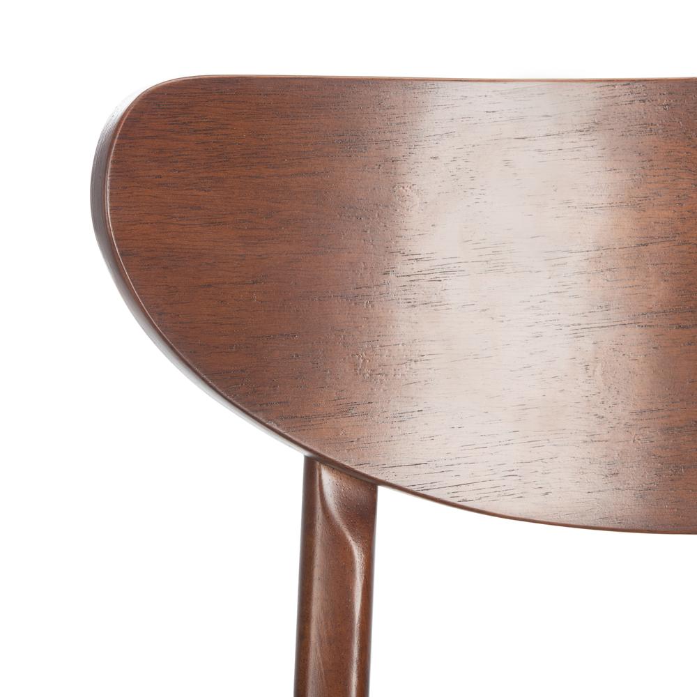 Lucca Retro Dining Chair, Cherry/Grey. Picture 4