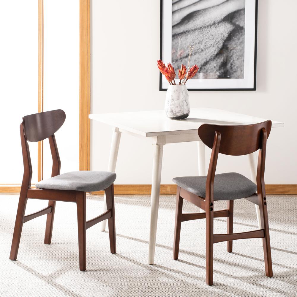 Lucca Retro Dining Chair, Cherry/Grey. Picture 7