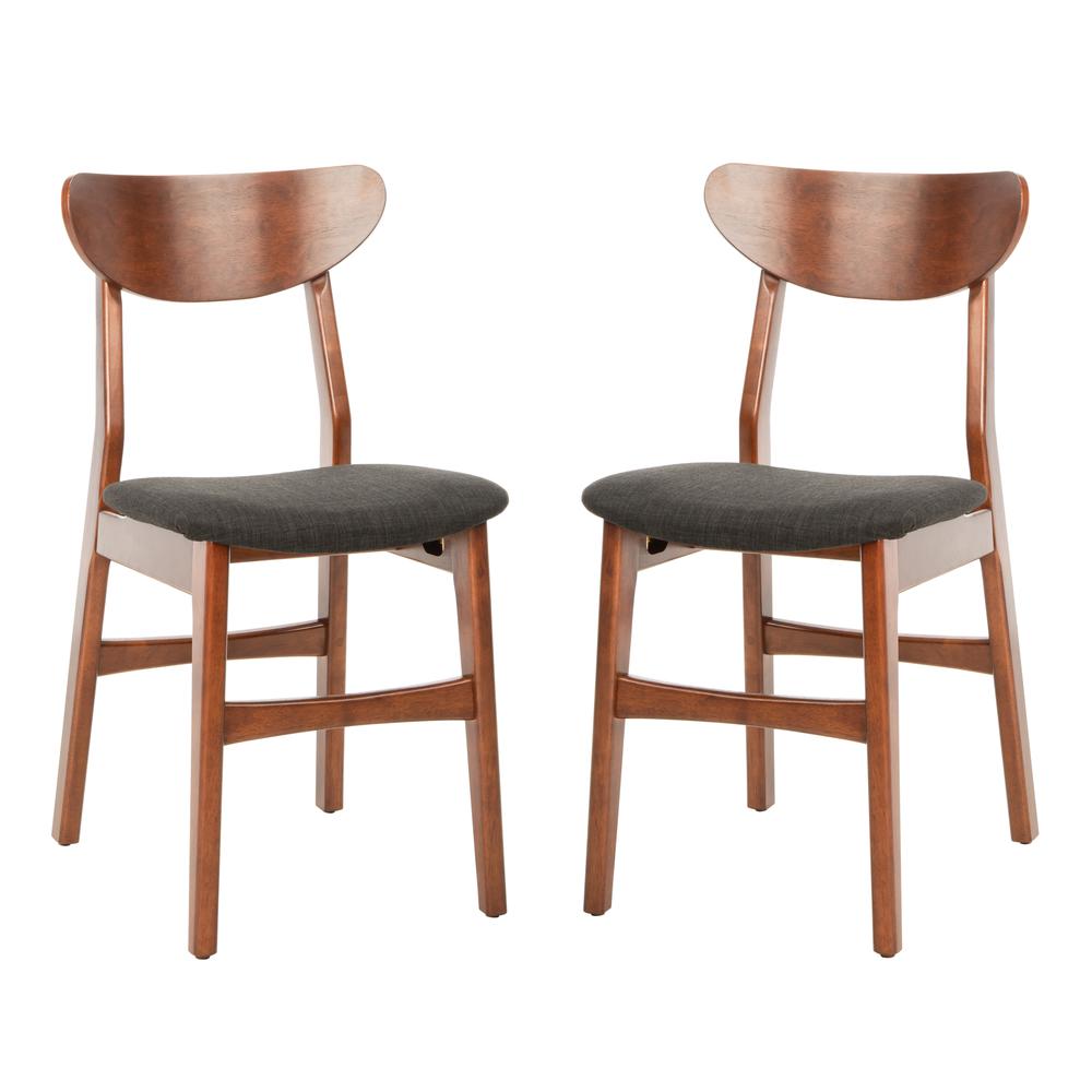 Lucca Retro Dining Chair, Cherry/Black. Picture 12