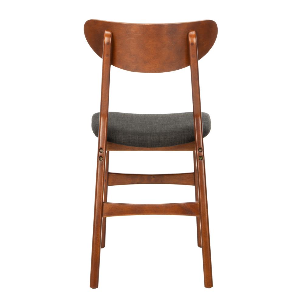 Lucca Retro Dining Chair, Cherry/Black. Picture 2