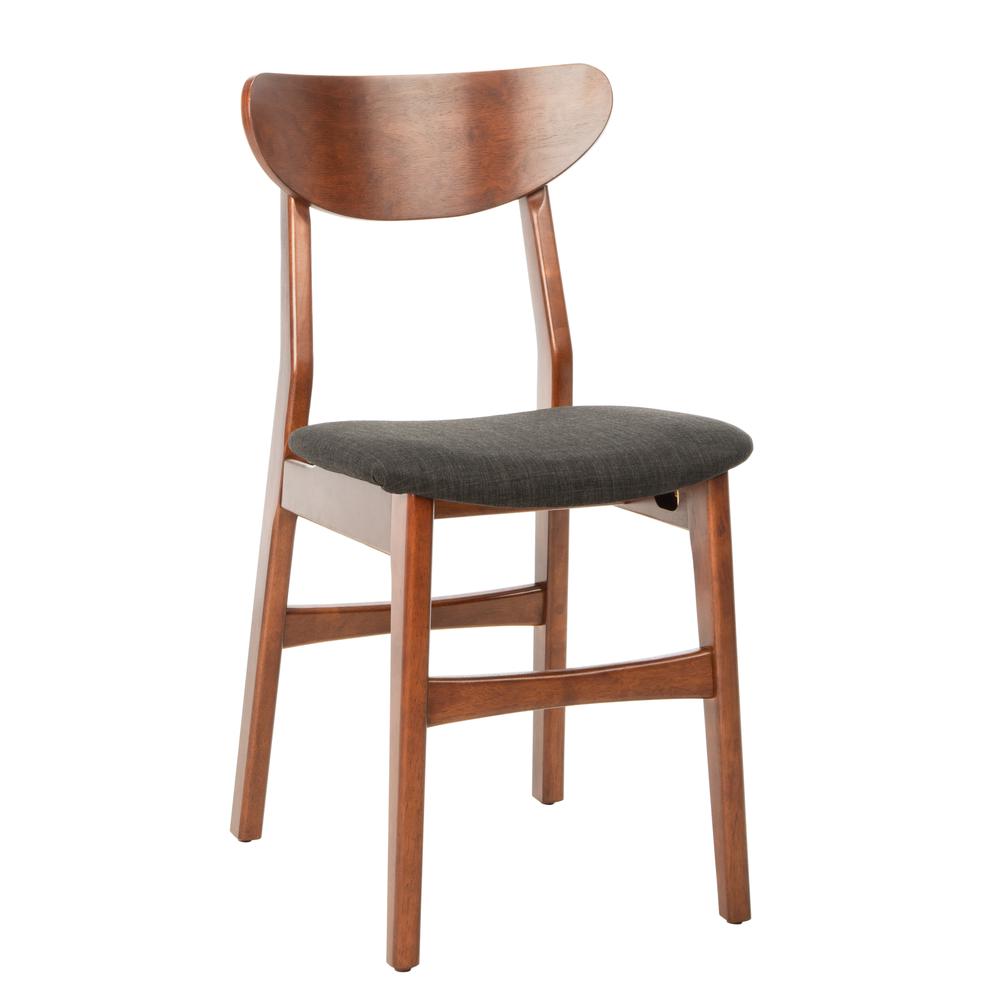 Lucca Retro Dining Chair, Cherry/Black. Picture 9