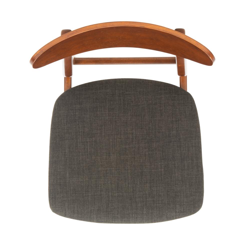 Lucca Retro Dining Chair, Cherry/Black. Picture 11