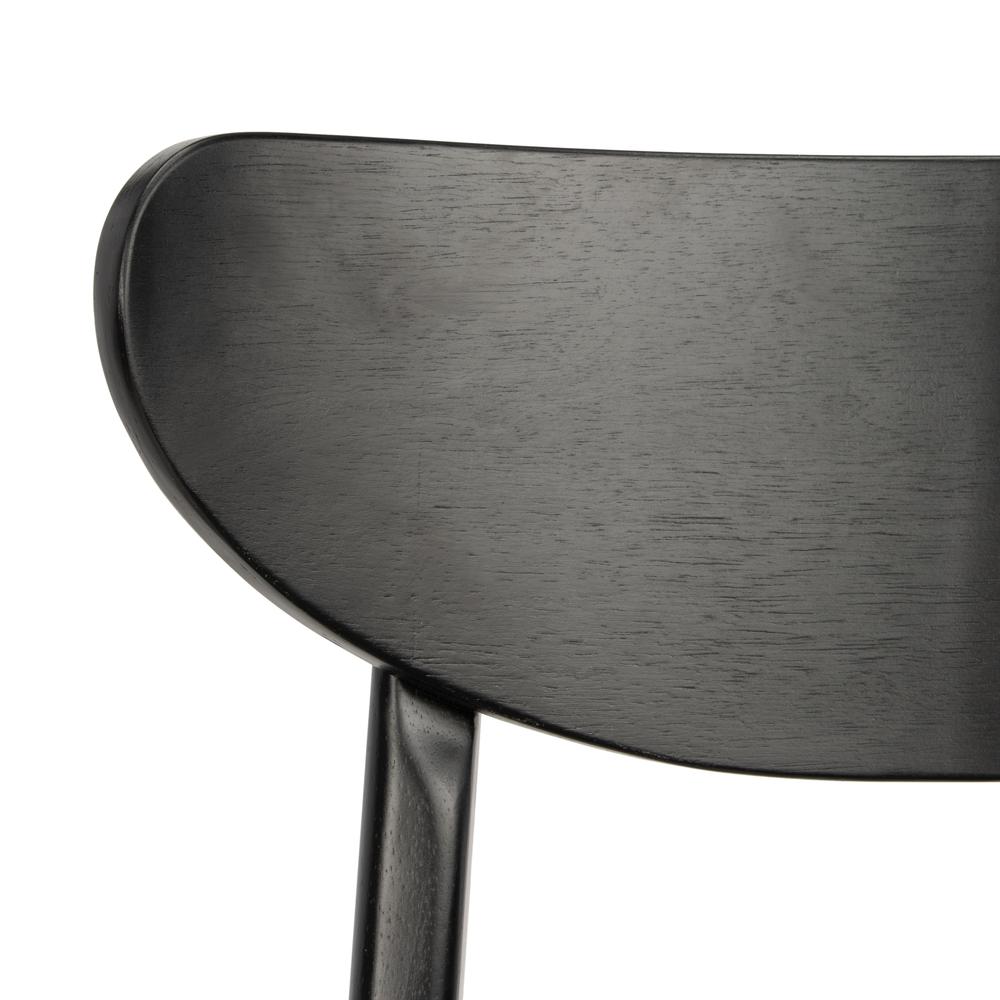 Lucca Retro Dining Chair, Black (Set of 2). Picture 4