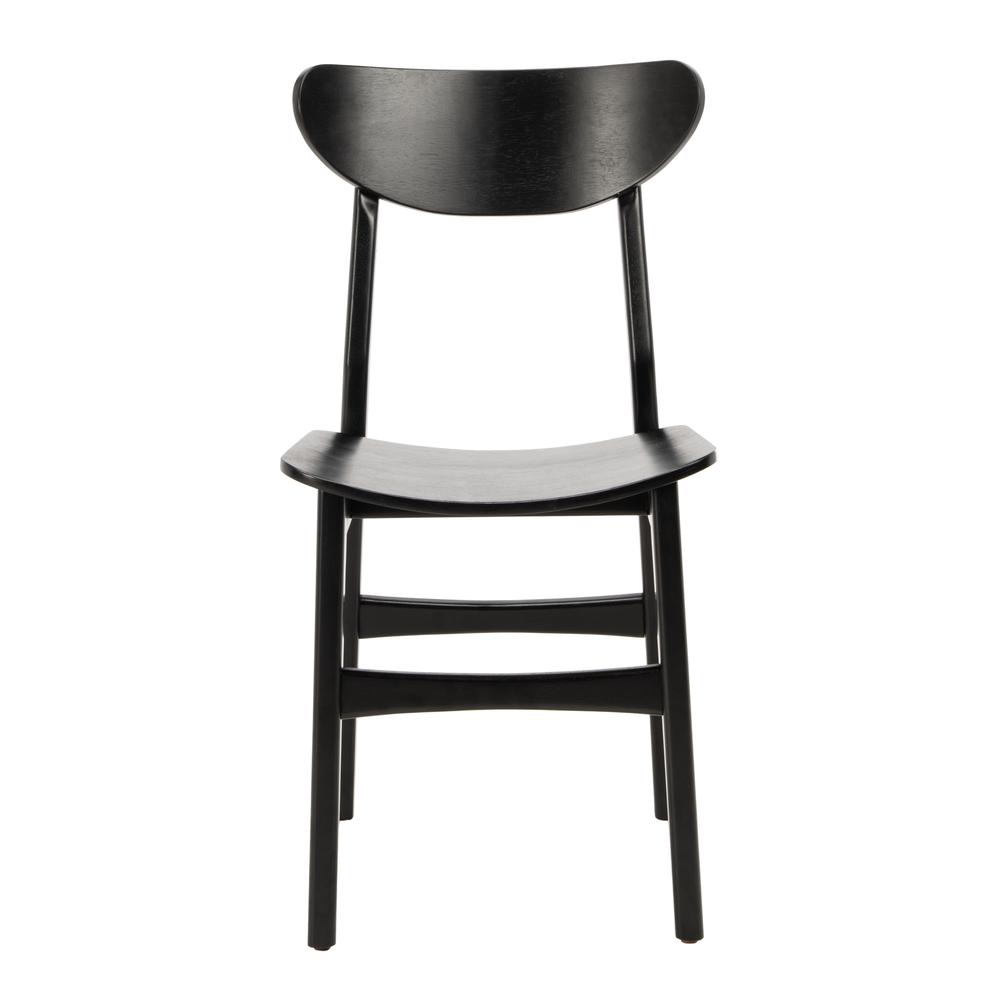 Lucca Retro Dining Chair, Black (Set of 2). Picture 1