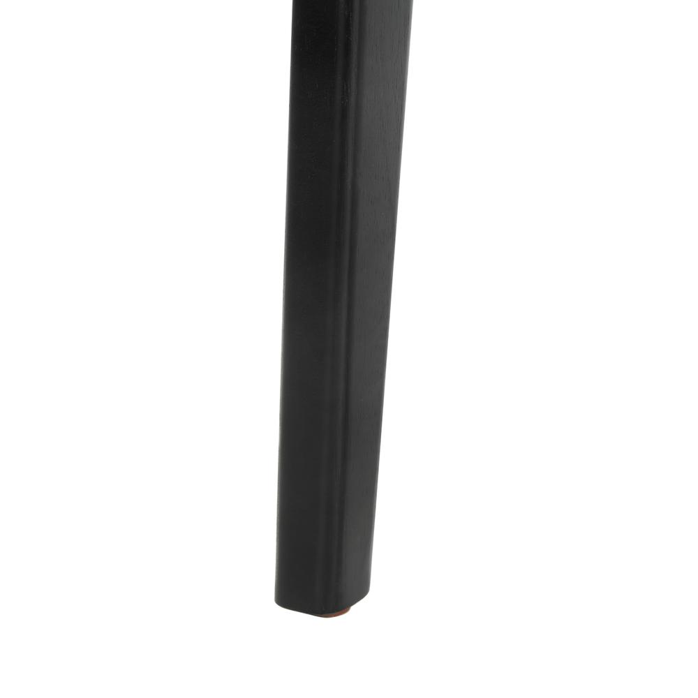 Lucca Retro Dining Chair, Black/Grey. Picture 5