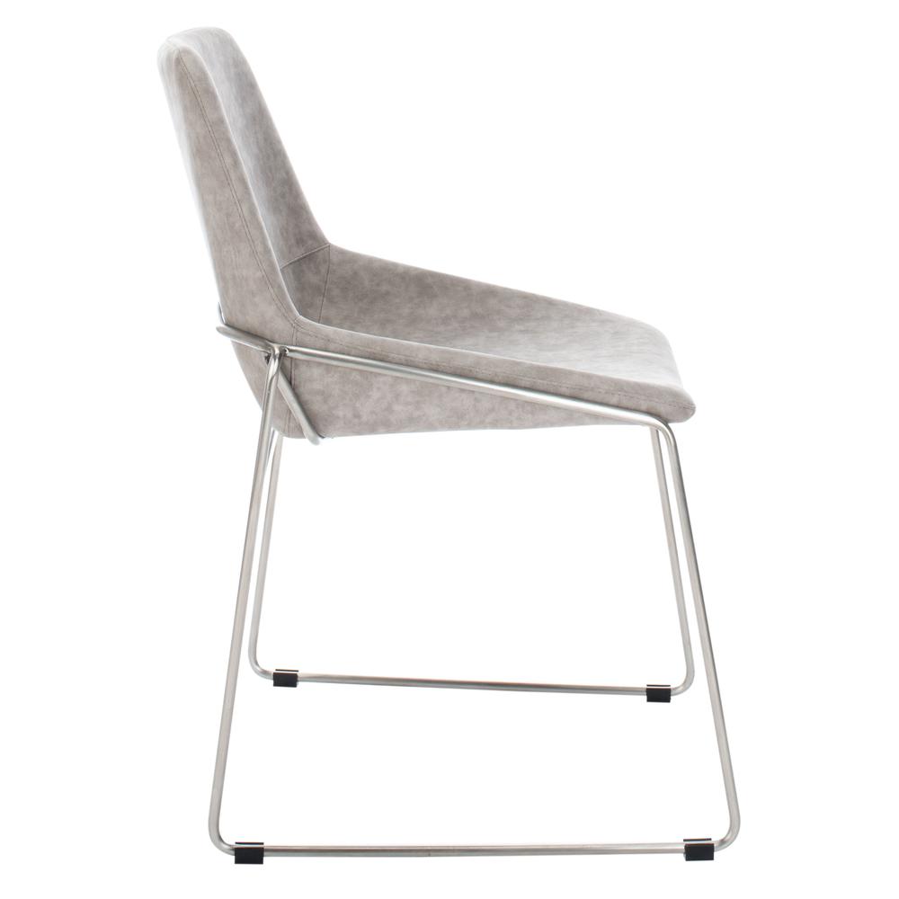 Alexis Mid Century Dining Chair, Matte Stone. Picture 11