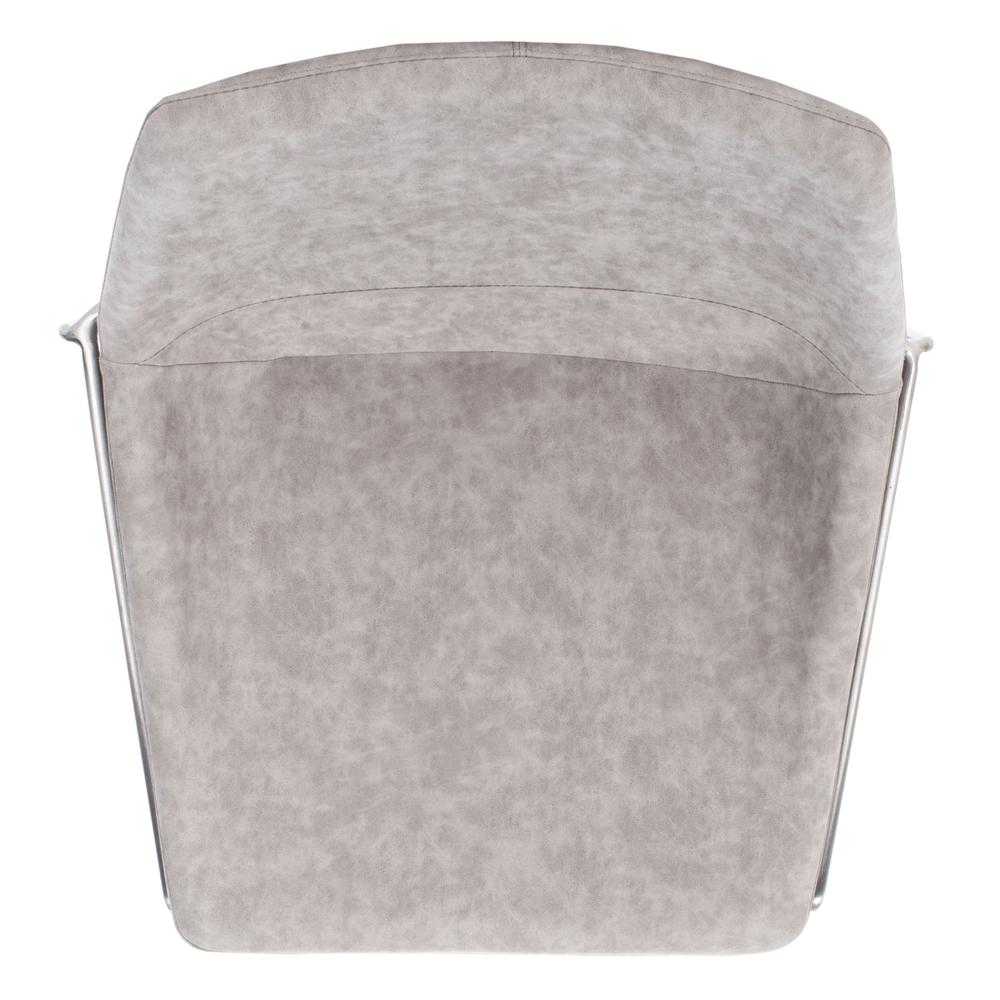 Alexis Mid Century Dining Chair, Matte Stone. Picture 12