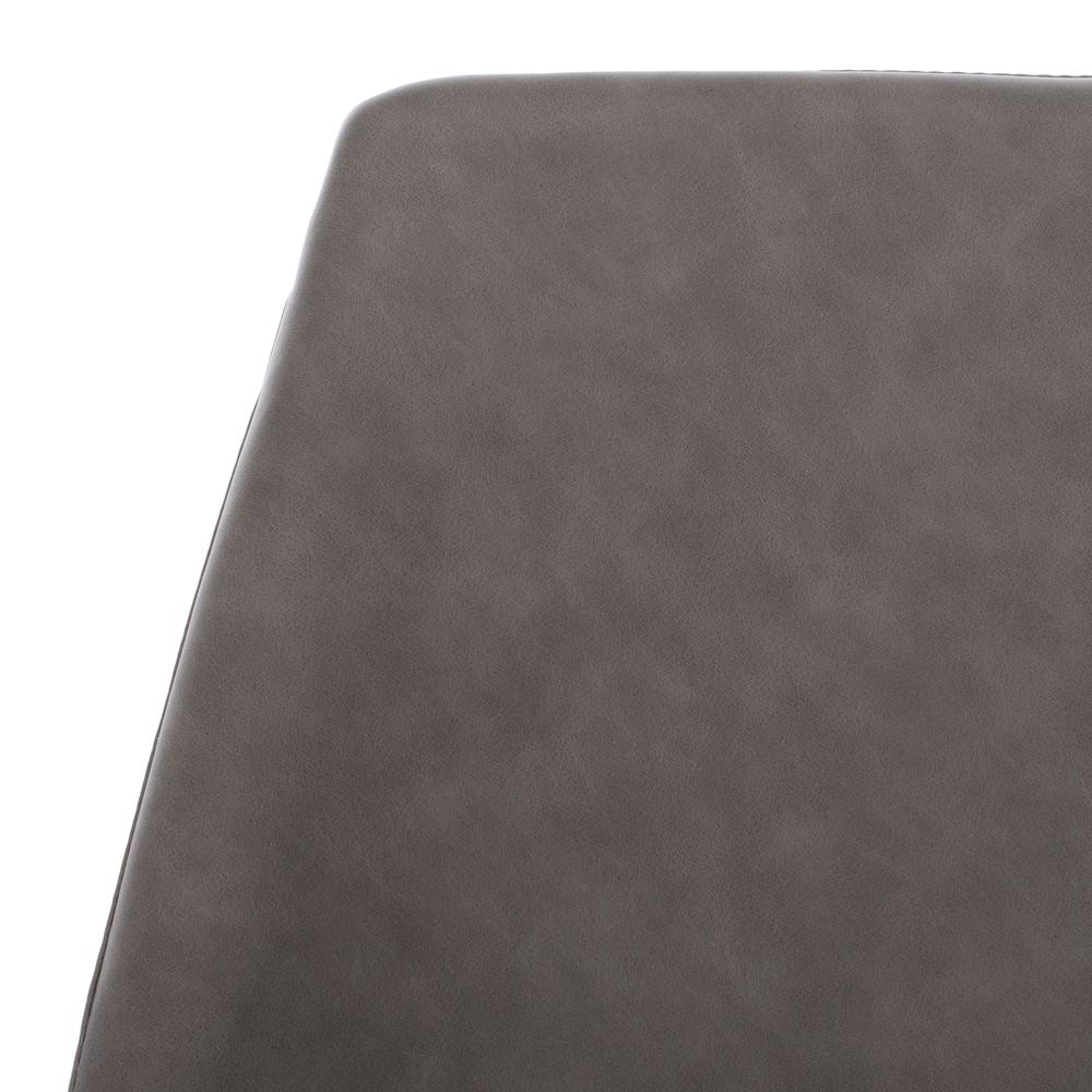 Alexis Mid Century Dining Chair, Matte Ash Grey. Picture 4