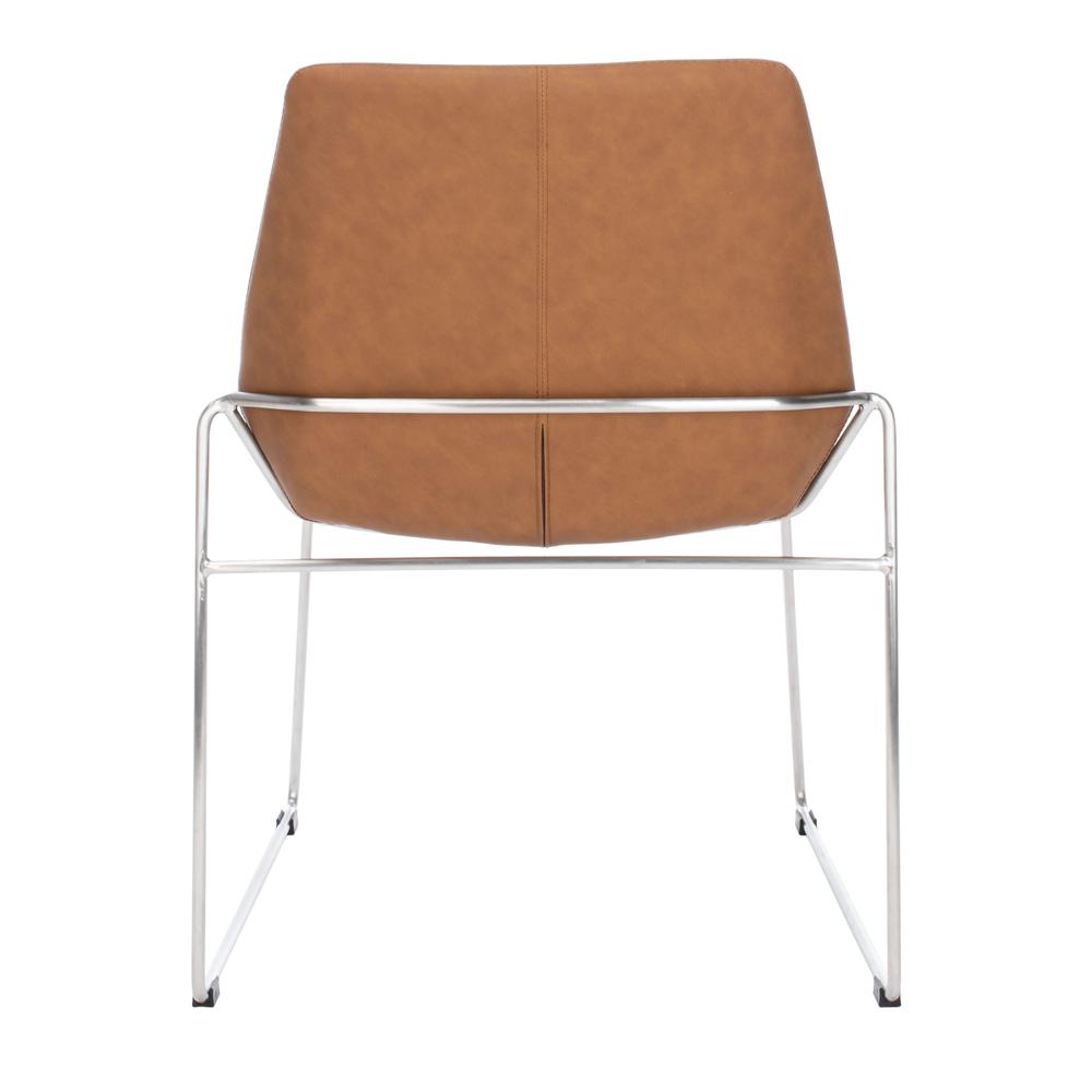 Alexis Mid Century Dining Chair, Matte Cigar Brown. Picture 2