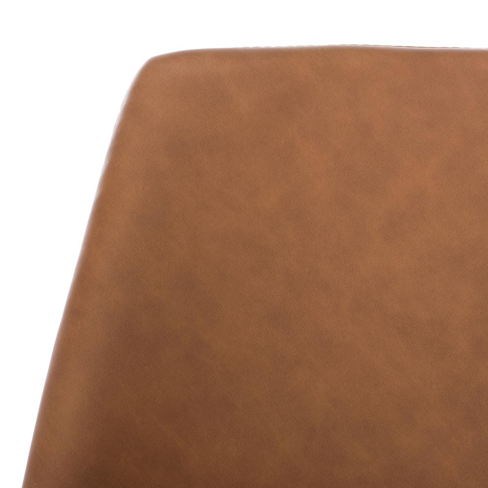 Alexis Mid Century Dining Chair, Matte Cigar Brown. Picture 4