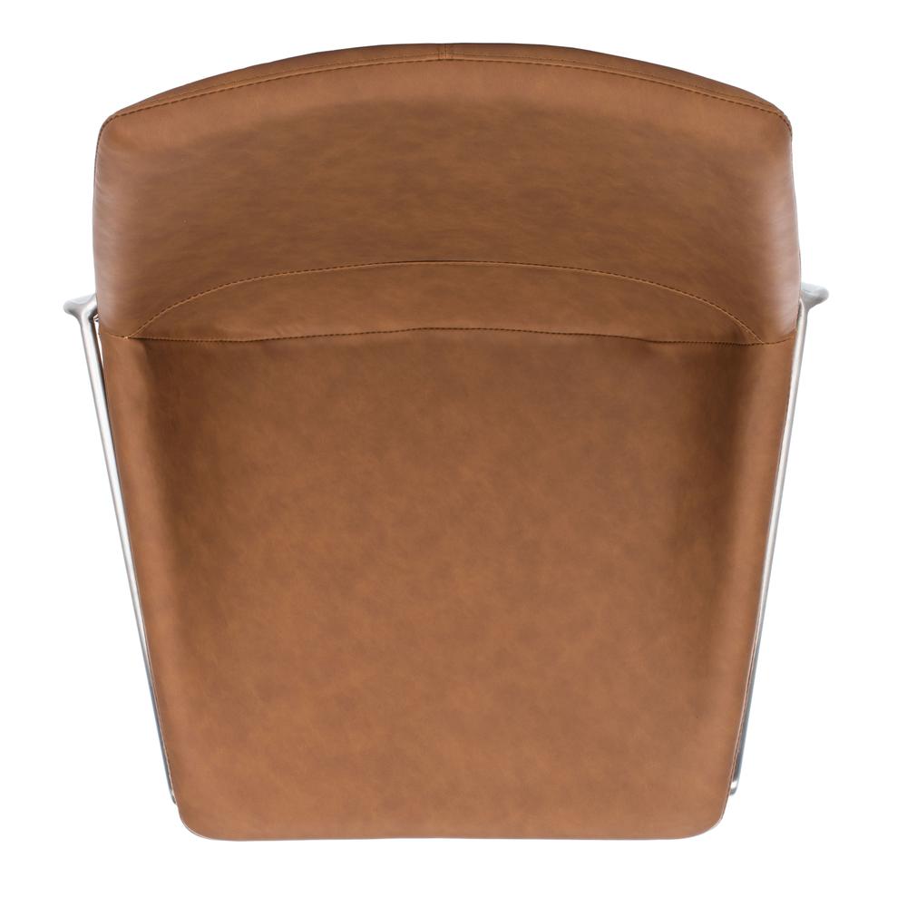 Alexis Mid Century Dining Chair, Matte Cigar Brown. Picture 12