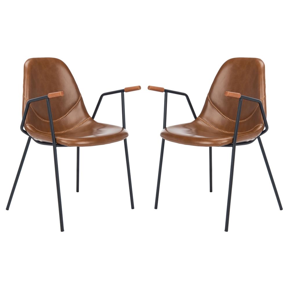 Tanner Mid Century Dining Chair, Cognac. Picture 13