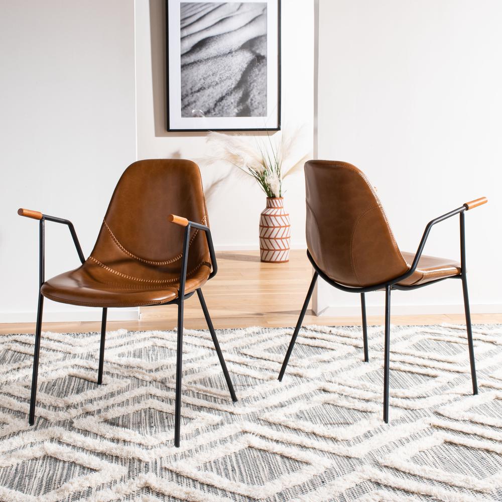 Tanner Mid Century Dining Chair, Cognac. Picture 8