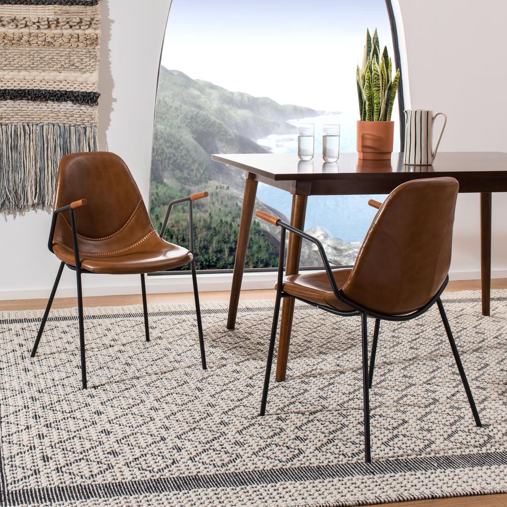 Tanner Mid Century Dining Chair, Cognac. Picture 9