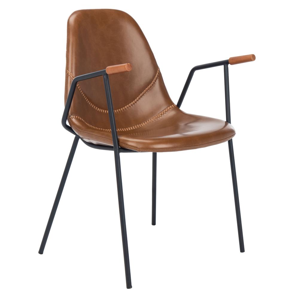Tanner Mid Century Dining Chair, Cognac. Picture 10