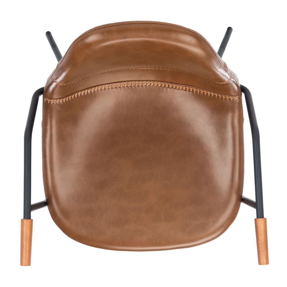 Tanner Mid Century Dining Chair, Cognac. Picture 12