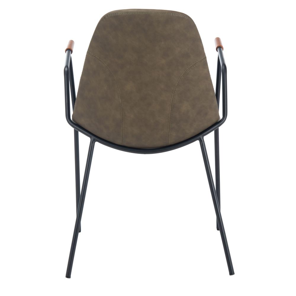 Tanner Mid Century Dining Chair, Olive. Picture 2