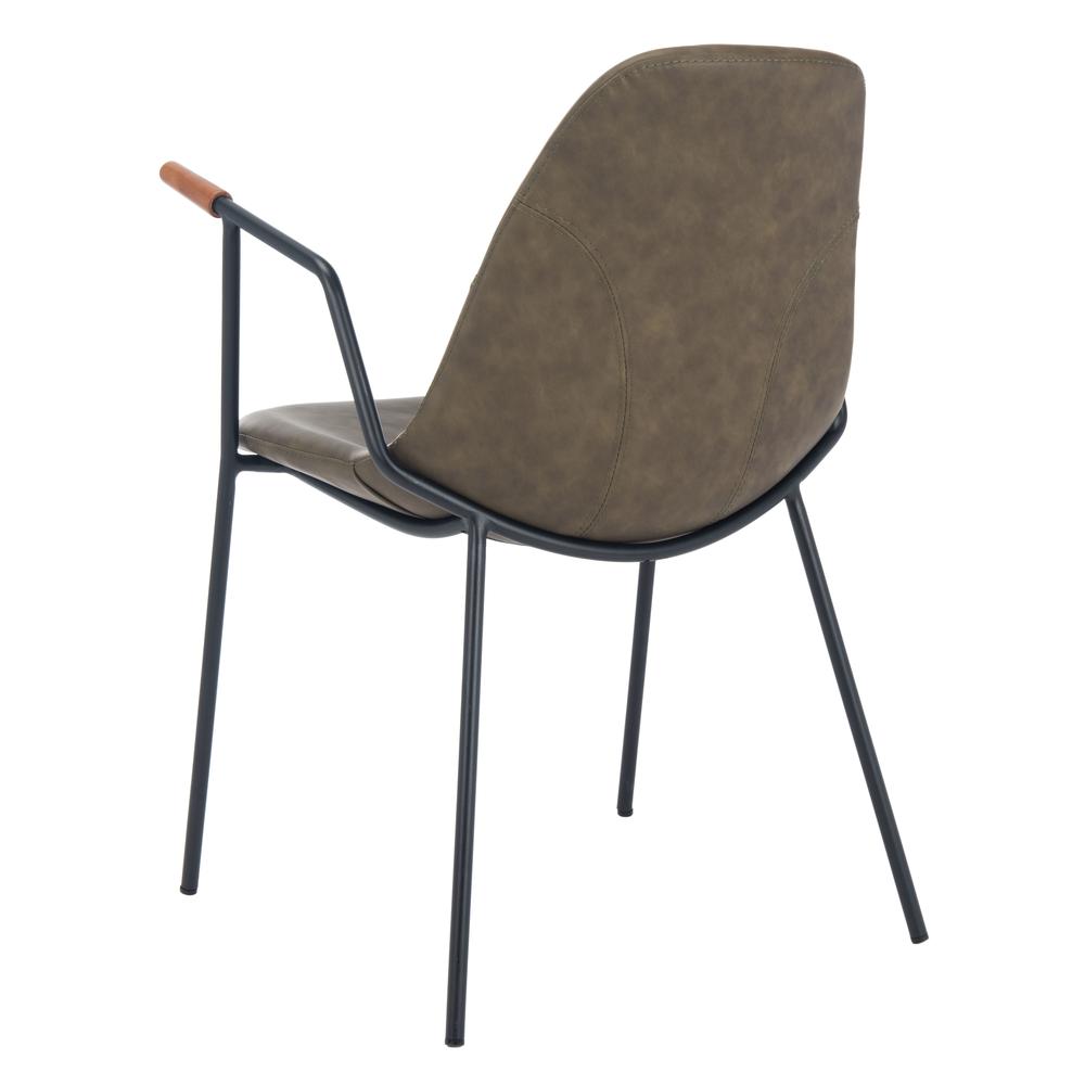 Tanner Mid Century Dining Chair, Olive. Picture 3