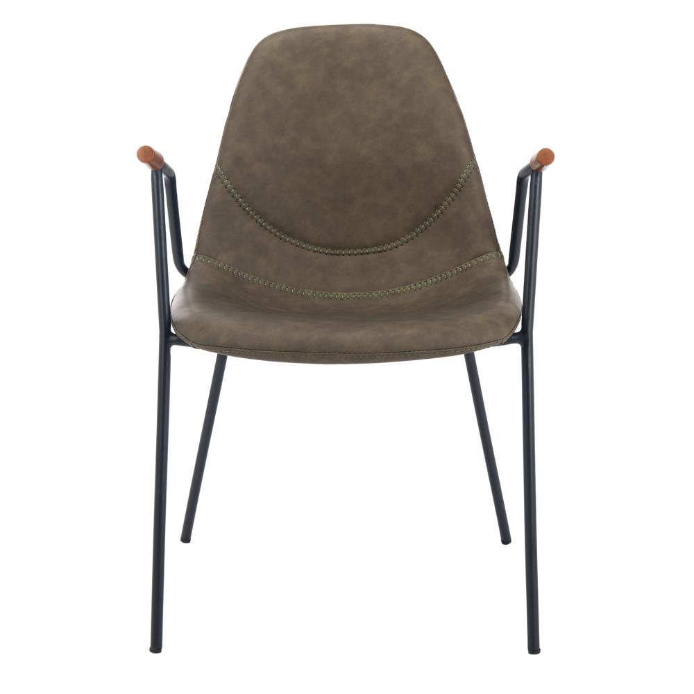 Tanner Mid Century Dining Chair, Olive. Picture 1