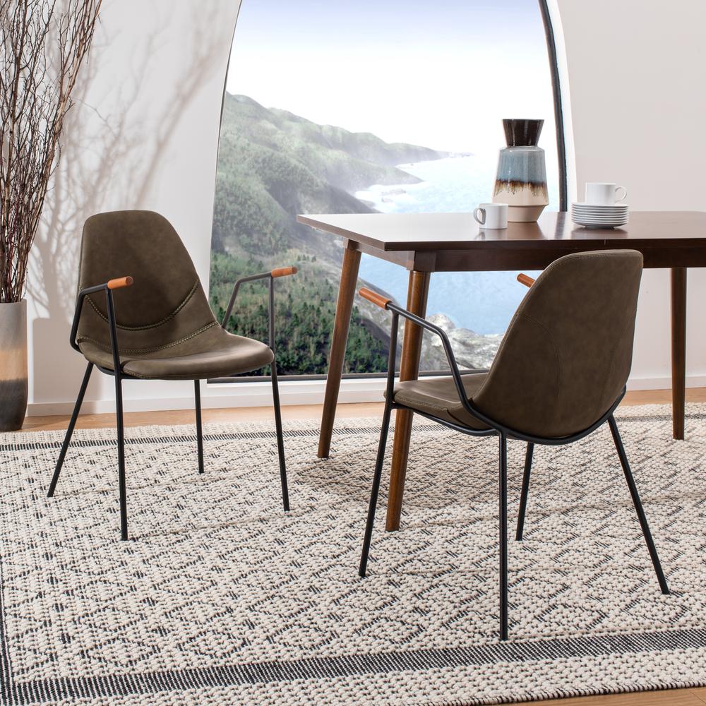 Tanner Mid Century Dining Chair, Olive. Picture 9