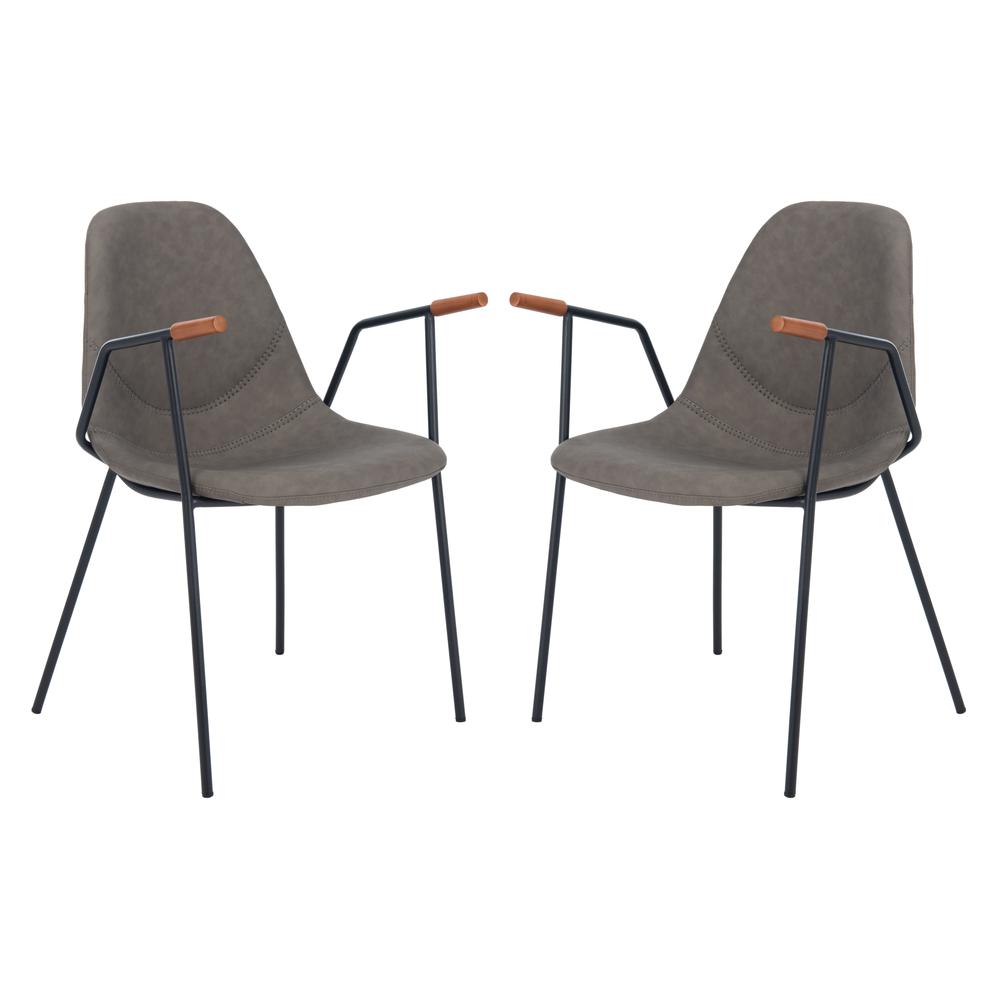 Tanner Mid Century Dining Chair, Ash Grey. Picture 13