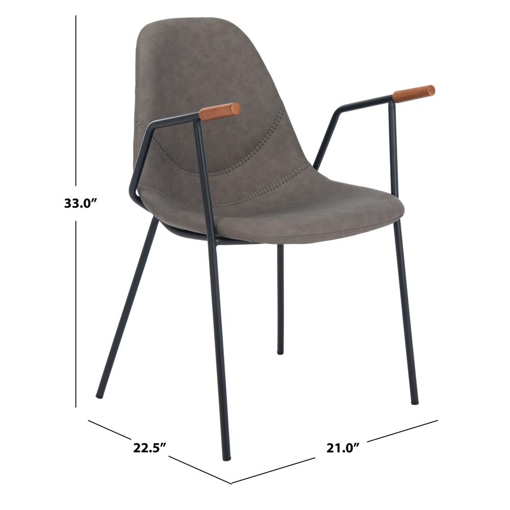 Tanner Mid Century Dining Chair, Ash Grey. Picture 6