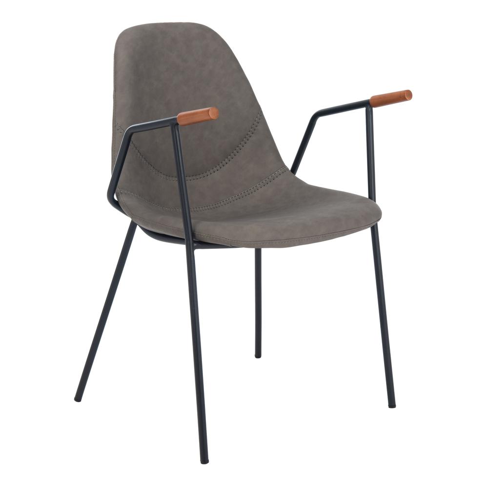 Tanner Mid Century Dining Chair, Ash Grey. Picture 10