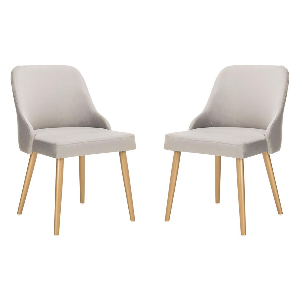 LULU UPHOLSTERED DINING CHAIR, DCH6200A-SET2. Picture 1