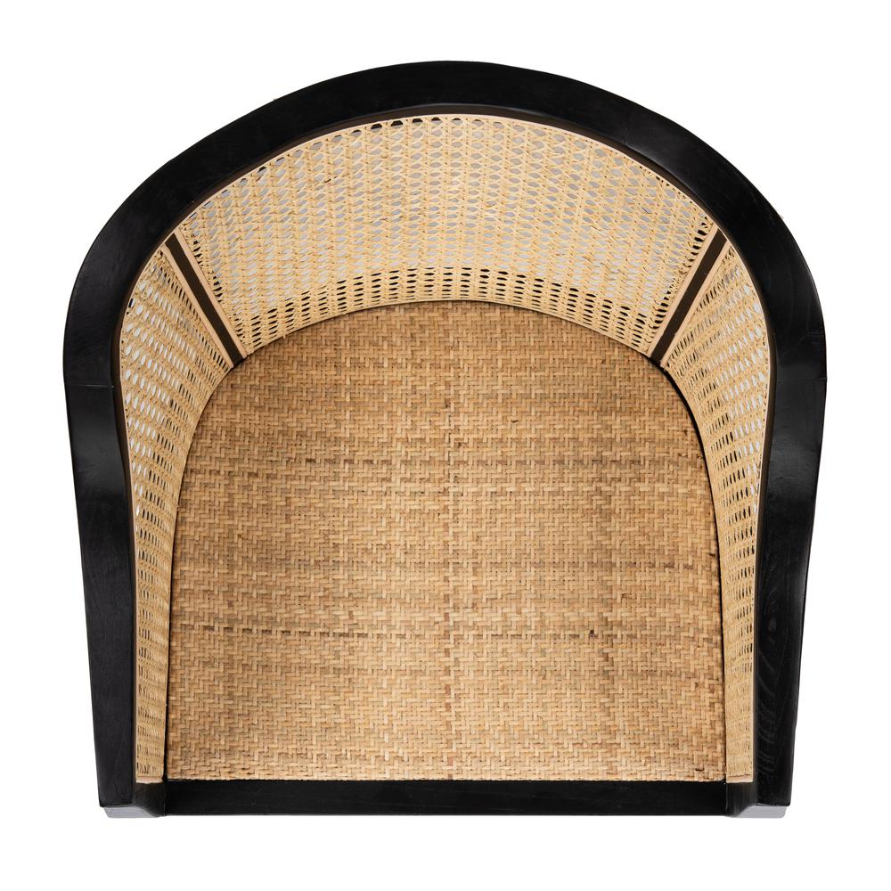 Maika Dining Chair, Black/Natural. Picture 9