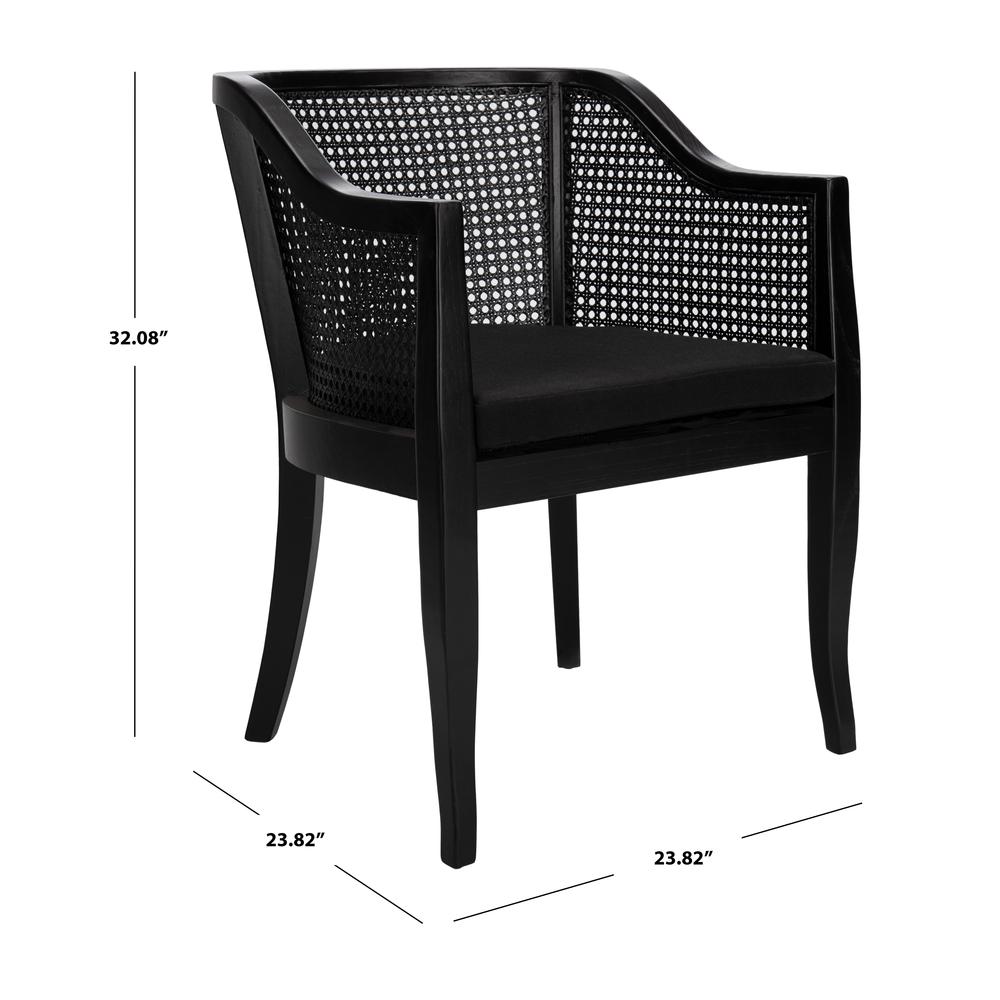 Rina  Dining Chair, Black. Picture 5