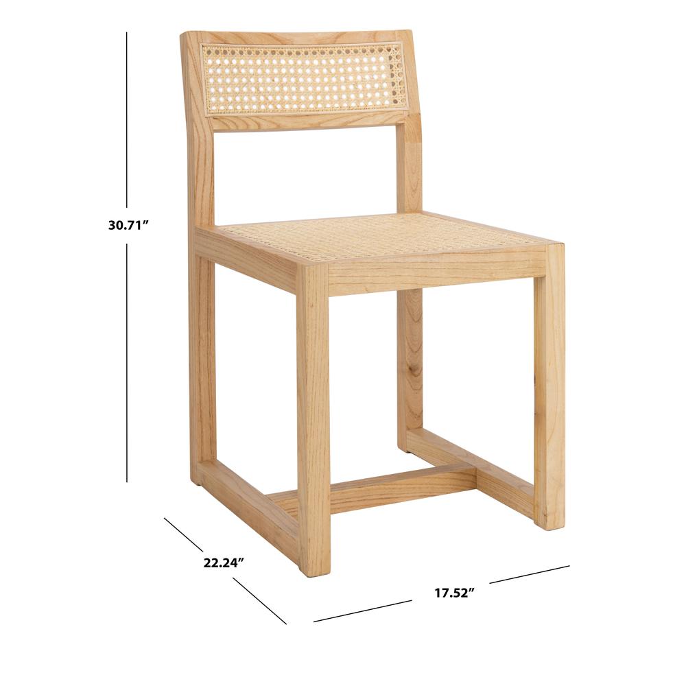 Bernice Cane Dining Chair, Natural. Picture 5